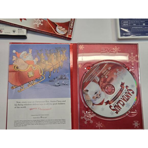 6 DVD Bundle of Christmas Classics + Christmas Book- EUC SET - Picture 3 of 3